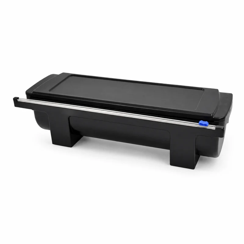 Dérouleur cutter noir pour film et aluminium 29-33 cm - 52,4 cm x 19,8 cm x 15,5 cm - 1 unité