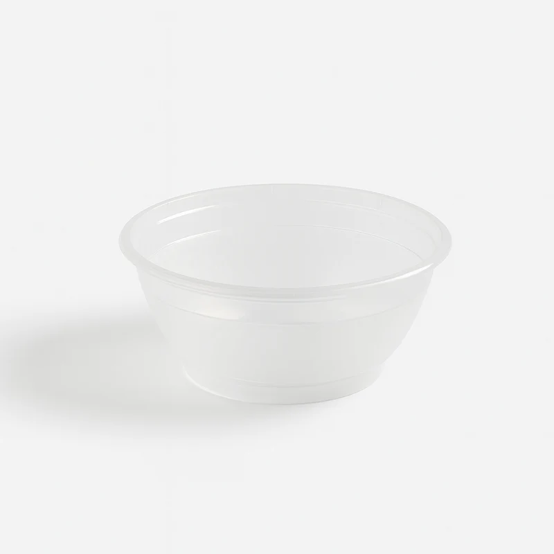 Bol rond en PP injecté transparent - 1260 ml - Ø 17,5 cm - H 8,8 cm - 50 unités